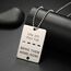 VASSAGO Bring Them Home Now Halskette Israel Military Jewelry Stand mit Israel Edelstahl Dog Tag Anhänger Israel Halskette für Männer Frauen (Silberne Halskette Bring sie jetzt nach Hause)