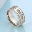 Ring für Männer und Frauen, 8 mm, Islam, muslimisch, Allah, Edelstahl, breiter Ring, islamisch, muslimisch, Gebet, religiöser Ring Schmuck, 9, Edelstahl, Kein Edelstein