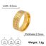 UNIFT Ring für Männer und Frauen, 8 mm, Islam, muslimisch, Allah, Edelstahl, breiter Ring, islamisch, muslimisch, Gebet, religiöser Ring Schmuck, 8, Edelstahl, Kein Edelstein