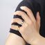 UNIFT Ring für Männer und Frauen, 8 mm, Islam, muslimischer Allah, Edelstahl, breiter Ring, islamisch, muslimisch, Gebet, religiöser Ring, Schmuck, UK 6 / EU 38,5, Edelstahl, Kein Edelstein