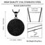 Hipunk Allah Halskette Herren Muslim Anhänger Black Gun Plated Islamisch Arabisch Geschenk 316L Edelstahl Islam Schmuck SP0049B