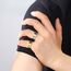 Ring für Männer und Frauen, 8 mm, Islam, muslimisch, Allah, Edelstahl, breiter Ring, islamisch, muslimisch, Gebet, religiöser Ring Schmuck, 7, Edelstahl, Kein Edelstein