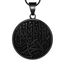 Hipunk Allah Halskette Herren Muslim Anhänger Black Gun Plated Islamisch Arabisch Geschenk 316L Edelstahl Islam Schmuck SP0049B