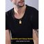 PROSTEEL Damen Kette Collier 18k vergoldet Ayatul Kursi Anhänger Halskette mit Allah und Koran Verse Muslim Modeschmuck Accessoire für Geburtstag