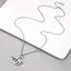 PROSTEEL Allah Kette für Damen Herren Edelstahl Islamische Gott Arabisches Schriftzeichen Anhänger Halskette 50cm verstellbare einfach Amulett Modeschmuck Accessoire