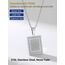 PROSTEEL Damen Collier Edelstahl Ayatul Kursi Anhänger Halskette mit Allah und Koran Verse Islamischer Modeschmuck Accessoire für Geburtstag Weihnachten