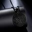 Hipunk Allah Halskette Herren Muslim Anhänger Black Gun Plated Islamisch Arabisch Geschenk 316L Edelstahl Islam Schmuck SP0049B
