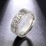 8 mm Islam Allah Ring für Männer und Frauen - Edelstahl, Breit, Muslimisch, Gebet, Religiöser Schmuck - Größe 8