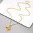 PROSTEEL Islamische Kette für Frauen Männer 18k vergoldet Arabisches Schriftzeichen Allah Anhänger mit 50+5cm Rolokette Amulette religiöser Modeschmuck Accessoire