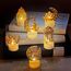 VICTERR Ramadan Dekoration LED Lampe, Eid Mubarak Ramadan Dekoration, Muslimische islamische Ramadan Lichter, Eid Ramadan Mond Sterne DIY Lamp Light for Eid Mubarak Muslim Festival (B)