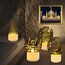 VICTERR Ramadan Dekoration LED Lampe, Eid Mubarak Ramadan Dekoration, Muslimische islamische Ramadan Lichter, Eid Ramadan Mond Sterne DIY Lamp Light for Eid Mubarak Muslim Festival (B)