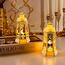 Ramadan Laterne 2 Stück Ramadan Laterne mit Warmweiß LED-Licht Ramadan Mubarak Dekoration, Mondschloss Laterne, Eid Mubarak Laterne, Ramadan Tischdekoration für Muslimische Festivals, Dekoration (Weiß