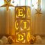Eid Mubarak Dekoration Boxen, 3 Weiß Hohle Boxen, Ramadan Eid Boxen für Kinder Islamischen Ramadan Dekoration, Ramadan Mubarak deko Eid Mubarak Dekoration Umrah Mubarak Deko Umrah Mubarak Deko