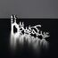 iwa concept Islamische Tischdekorationen aus Holz mit Acryl, Ramadan-Kareem-und Eid-Mubarak-Dekoration, islamisch muslimische Geschenke, Eid Mubarak-1, Silber
