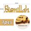 GEBETTER Bismillah Aufsteller Gold Ramadan Dekoration Set Eid Mubarak Tischdekoration DIY Islamische Tischdeko Tischschild Geschenk Tisch Geeignet für Zuhause DIY-Geschenk Frauen