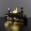 iwa concept Islamische Tischdekorationen aus Holz mit Acryl, Ramadan-Kareem-und Eid-Mubarak-Dekoration, islamisch muslimische Geschenke, Eid Mubarak-5, Gold