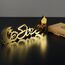 iwa concept Islamische Tischdekorationen aus Holz mit Acryl, Ramadan-Kareem-und Eid-Mubarak-Dekoration, islamisch muslimische Geschenke, Ramadan Kareem-1, Gold