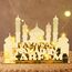 Ramadan Deko, Eid Mubarak Dekoration, Acryl Eid Mubarak Tischdekoration, LED Ramadan Licht, Muslim Islamic Nachtlichter, Mond Stern Ramadan DIY Lampe Licht, Ramadan Kareem Eid Mubarak Dekoration
