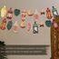 Syoulin-Ramadan Decorations,eid Decorations，Ramadan Girlande Boho，eid Decorations，Ramadan wabenbälle hängende Dekorationen，Ramadan Party Umrah Mubarak Deko