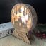 Ramadan Dekorative Halbmond Holz LED Lampe Eid Mubarak Dekorative Ramadan Laterne Batteriebetrieben Innen Tischdekoration für Schlafzimmer Balkon