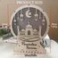 Ramadan Dekorative Halbmond Holz LED Lampe Eid Mubarak Dekorative Ramadan Laterne Batteriebetrieben Innen Tischdekoration für Schlafzimmer Balkon