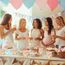 12 Windlicht Tischdeko Hello Girl, Hello Girl Tisch Deko, Rosa Süßer Bär Windlichter Tischdeko, Tisch Dekoration für Mädchen Geburt Babyparty Geburtstag, Fußabdruck Windlicht für Teelichter Kerzen