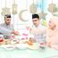 Vordpe 6 Stück Ramadan Ornament Holz Anhänger, Ramadan Deko, Eid Hängendes Zeichen, Mond Und Stern Lanterns, für Ramadan Eid Mubarak Dekorationen DIY Partyzubehör