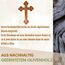 Kassis Geschenkartikel Olivenholz Kreuz Kruzifix Wandkreuz schlicht mit runden Kanten zum Aufhängen aus Bethlehem zur Firmung, Taufe, Kommunion (Ohne Gravur, 13 cm)