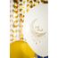 Eid Mubarak Ramadan Dekoration - Ballons Gold Weiß Blau 33 cm 6 Stück - Eid Deko Stern Mond Zubehör Ramadan