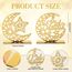 COCHIE Acryl Eid Mubarak Ramadan Kareem Dekorationen Eid Tisch Zeichen Mond Hohle Stern Freistehend Tisch Centerpiece Hängende Ornamente Tischdekoration für Muslim Islam Tischdekoration