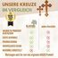 Kassis Geschenkartikel Olivenholz Kreuz Kruzifix Wandkreuz schlicht mit runden Kanten zum Aufhängen aus Bethlehem zur Firmung, Taufe, Kommunion (Ohne Gravur, 13 cm)