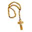 Nazareth Store Katholischer Gebetskranz aus Olivenholz aus Bethlehem, handgefertigt, mit Jesuskreuz, 4,3 x 2 x 26,9 cm, Holz