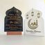 skyjoohy Ramadan Kareem Iftar Dekorationen Suhoor und Iftar Dua Schild für Zuhause Eid Mubarak Tischdekoration islamischer Halbmond Stern Geschenke Muslimisches Acryl (schwarz)