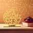 COCHIE Acryl Eid Mubarak Ramadan Kareem Dekorationen Eid Tisch Zeichen Mond Hohle Stern Freistehend Tisch Centerpiece Hängende Ornamente Tischdekoration für Muslim Islam Tischdekoration