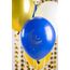 Eid Mubarak Ramadan Dekoration - Ballons Gold Weiß Blau 33 cm 6 Stück - Eid Deko Stern Mond Zubehör Ramadan