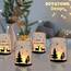 12 Windlicht Tischdeko Weihnachtsdeko Innen, Weihnachten Deko Tisch, Christmas Decorations, Weinachtsdekorationen, Frohe Weihnachten, Geeignet für Teelichter oder Kerzen