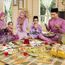 2 Stück Holz Eid Mubarak Ramadan Kareem Dekorationen Eid Tisch Zeichen Mond Hohle Stern Freistehend Tisch Centerpiece Hängende Ornamente Tischdekoration für Muslim Islam Tischdekoration