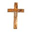 HolyRoses Christliches Wandkreuz aus Olivenholz, handgefertigt in Bethlehem (30,5 cm)