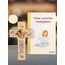 MaMeMi KINDER-HOLZKREUZ „GOTT BESCHÜTZE MICH“ – ca. 15 x 9 cm – Echtholz mit Segensspruch – TAUFKREUZ ZUR GEBURT ODER TAUFE – Wandkreuz für Kinderzimmer – KINDERKREUZ Inkl. Gebetsbüchlein