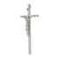 VINETEN Kruzifix-Wandkreuz | Silberfarbenes Metall, schlanke katholische Kreuze | Kreuz-Wanddekoration für Ihr Zuhause – 20,3 cm