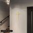 VINETEN Kruzifix-Wandkreuz | schlanke katholische Kreuze aus Metall | Kreuz-Wanddekoration für Ihr Zuhause – 20,3 cm