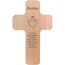 Holzkreuz mit individueller Gravur - personalisiert mit Name, Spruch, Motiv - Holz Kruzifix als Geschenk zur Geburt, Taufe, Kommunion, Firmung - Kreuz für Kinder und Erwachsene