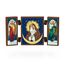 NKlaus - Barmherzige Muttergottes - christliche Ikone Triptychon - Ostrobramskaja - reise Altar Holz 36167