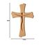 Kaltner Präsente Geschenkidee - Holzkreuz Wand Echtholz Buche Holz Kreuz Kruzifix für die Wand modern (Höhe 20 cm)