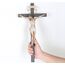 BC Katholisches Kruzifix, Wandkreuz, 40,6 cm, Jesus Christus, Innendekoration, religiöses Sammlerstück, Geschenke, Renaissance-Skulptur, handgefertigt von Buildclassic