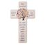 Fritz Cox Holzkreuz Lebensbaum | Das besondere Geschenk für unsere Liebsten | Wandkreuz zur Taufe, Kommunion, Geburt | 15 cm