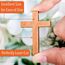 Mr. Pen- Wooden Crosses, 1.2x1.75 Inches, 50 Pack, Small Wooden Crosses, Wood Crosses for Crafts, Small Cross Pendant