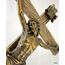 Roman Wandkreuz aus Holz, Bronze, Jesus Christus 62153