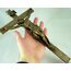 Roman Wandkreuz aus Holz, Bronze, Jesus Christus 62153