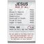 Moments With The Book Jesus Paid It All (Mini Gospel Traktkarte, Packung mit 100 Stück, NKJV) Q